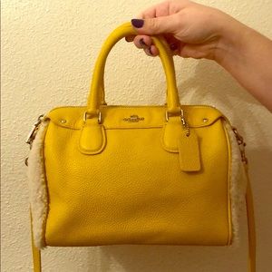 Yellow Coach Satchel (Convertible)